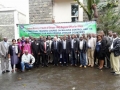 Participants at the launch of Training together with (Center L-R) Dr. Basimike Mulenda, Dr. Khaled Bessaoud and Dr. Amha Kebede, EHNRI