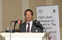 His Excellency the President of Botswana Lt. General Seretse Khama Ian Khama officially opening the Forum