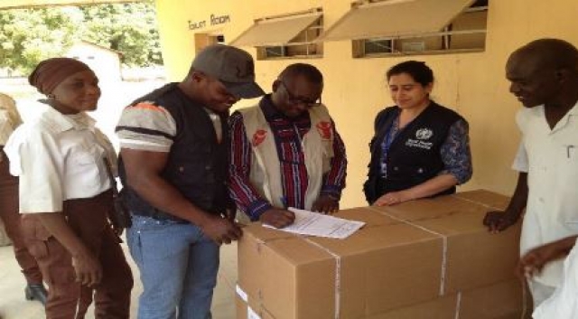 Handing over of SAM kits at Molai General Hospital, Jere LGA WHO