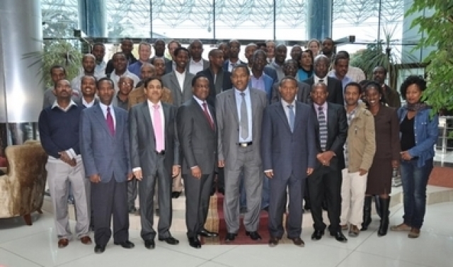 Participants of the International Consultative Workshop on Dengue Prevention and Control Strategies, Addis Ababa, 21-22 July 2014.