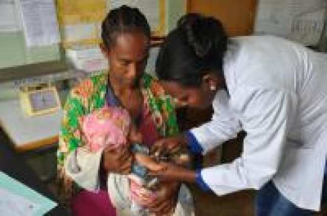 The delegates saw immunization taking place at Adisalem Health Centre, Oromia Region