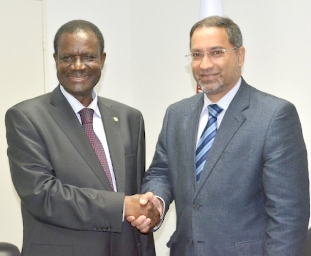 ECOWAS President (left) with WR