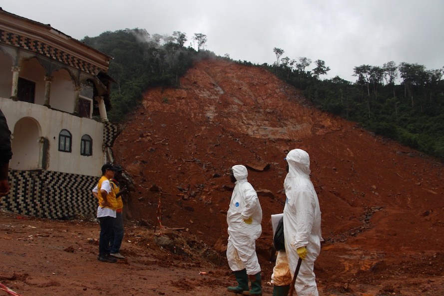 The landslide which started in Regent devastated homes, communities and waterways along its path