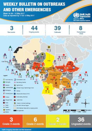 WHO AFRO Outbreaks and Emergencies Weekly Bulletin, Week 19: 6 - 12 May 2017