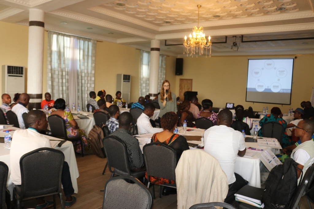 Cross-section of participants at the Advanced IPC follow-up training in Monrovia