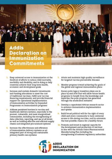 Addis Declaration on Immunization Commitments