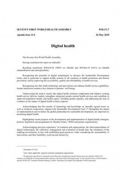 Digital health