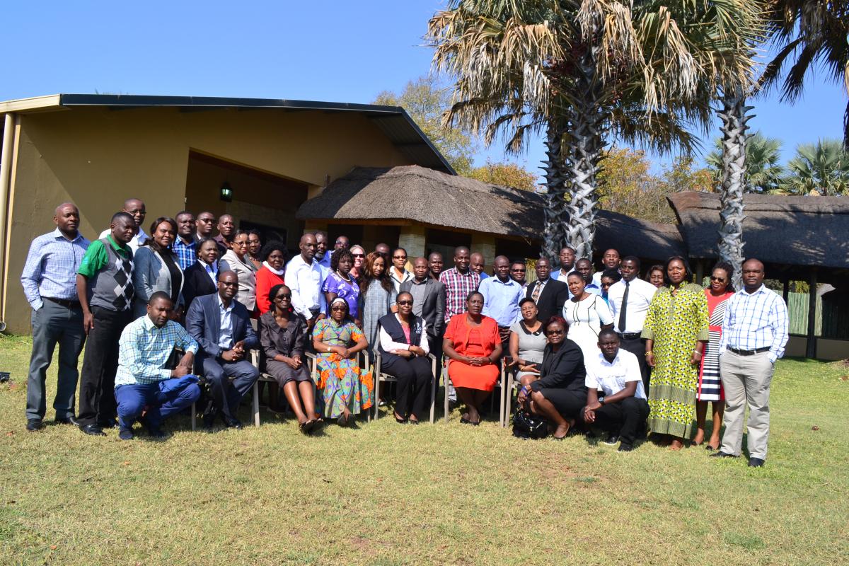 Participants at the meeting in Livingstone