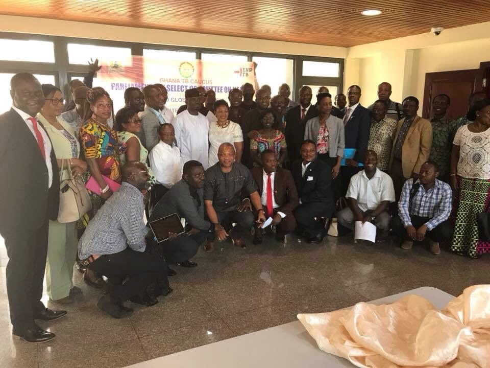 Group photograph of TB Parliamentary Caucus and other invited guest at the launching