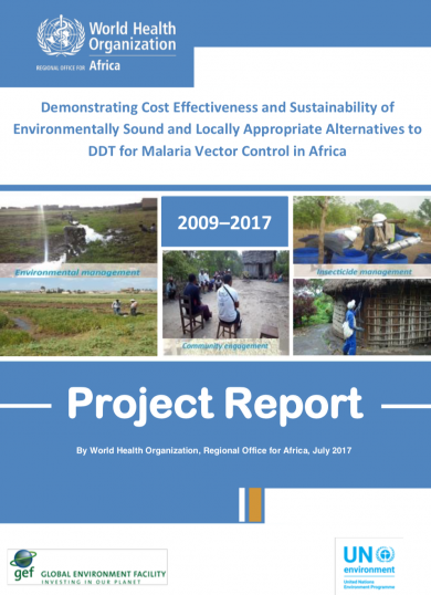 Demonstrating Cost Effectiveness and Sustainability of Environmentally Sound and Locally Appropriate Alternatives to DDT for Malaria Vector Control in Africa