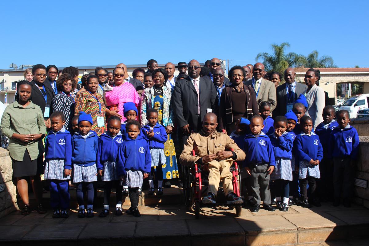 Participants who attended the official opening of the meeting