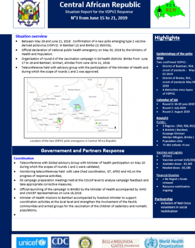 Report for the VDPV2 Response 