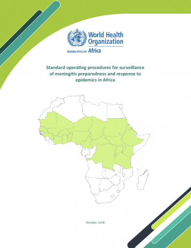 Standard operating procedures for surveillance of meningitis preparedness and response to epidemics in Africa