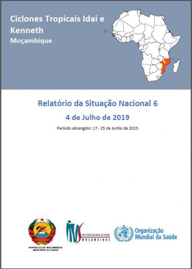 Ciclones Tropicais Idai e Kenneth - Relatório da Situação Nacional 6