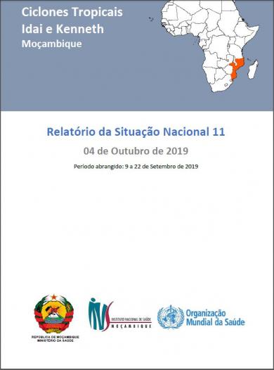 Ciclones Tropicais Idai e Kenneth Moçambique - Relatório da Situação Nacional 11