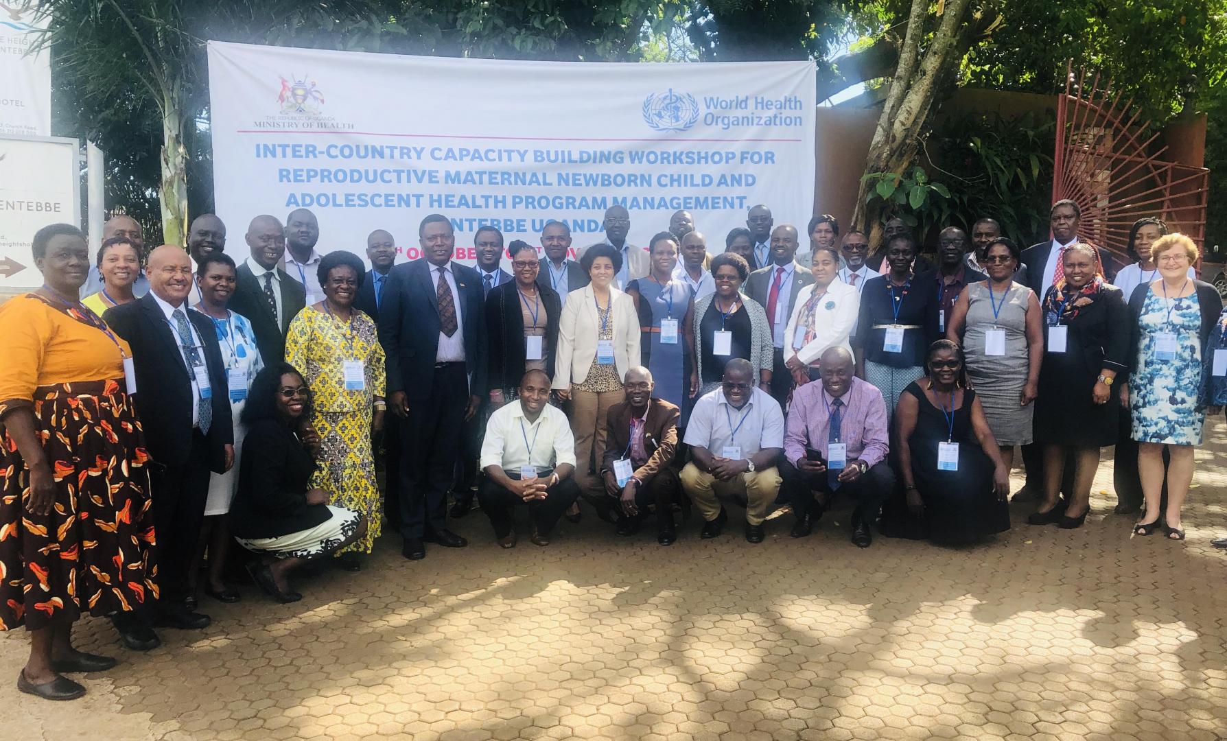 Participants from Ministries of Health- Botswana, Eritrea, Eswatini, The Republic of South Sudan, Uganda and Zambia and the WHO