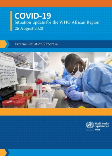 COVID-19 outbreak - Sitrep 26,  26 August 2020