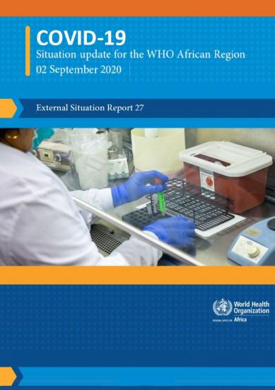 COVID-19 outbreak - Sitrep 27,  02 September 2020