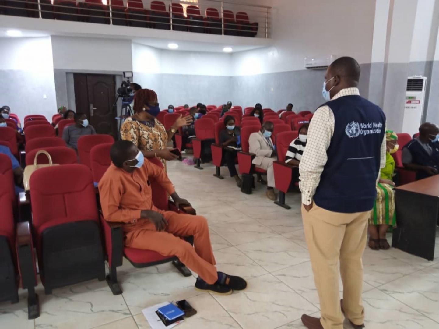 Cross section of Journalist during the training.