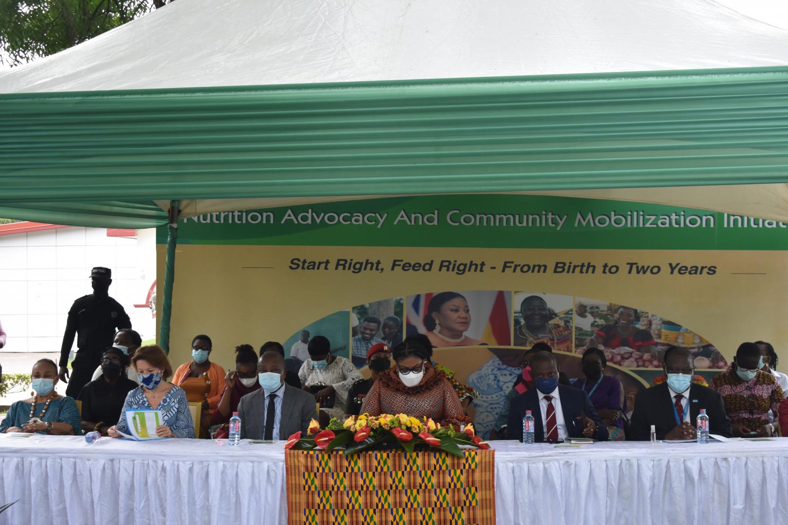 Her Excellency First Lady of Ghana, Rebecca Akufo-Addo with other high profile personalities who attended the function