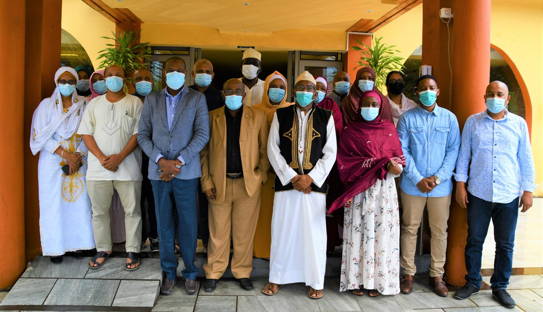 GTCV : Photo de famille de l'atelier du mois de juillet aux Comores