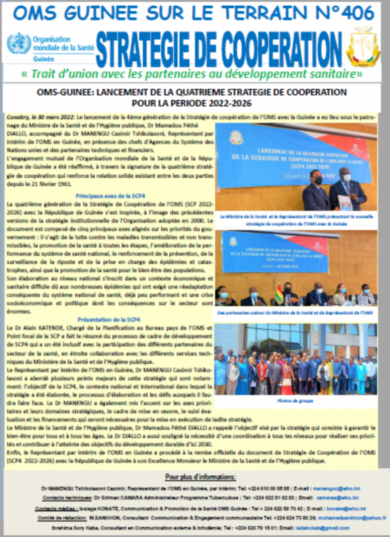 BULLETIN (LANCEMENT DE LA QUATRIEME STRATEGIE DE COOPERATION  POUR LA PERIODE 2022-2026)