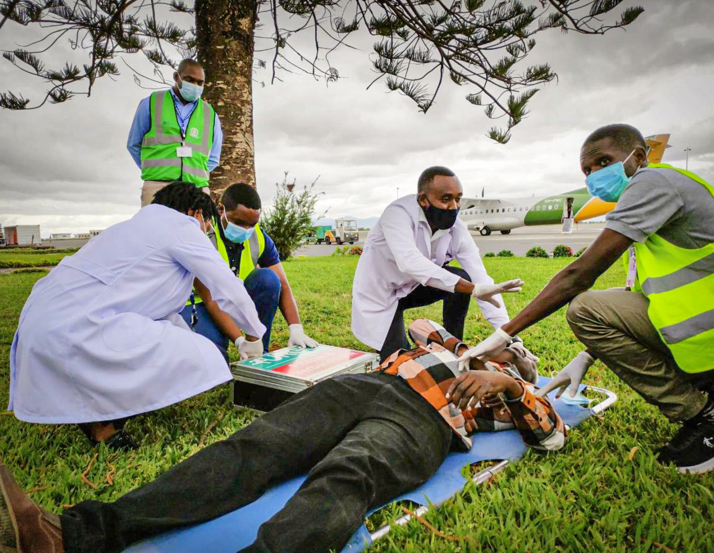 Simulation exercise ongoing at Kilimanjaro Int. Airport