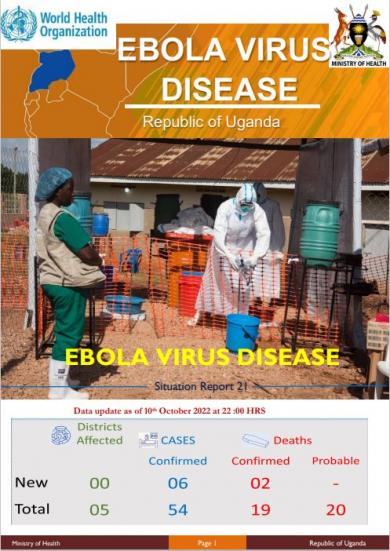 Ebola Virus Disease in Uganda SitRep - 21