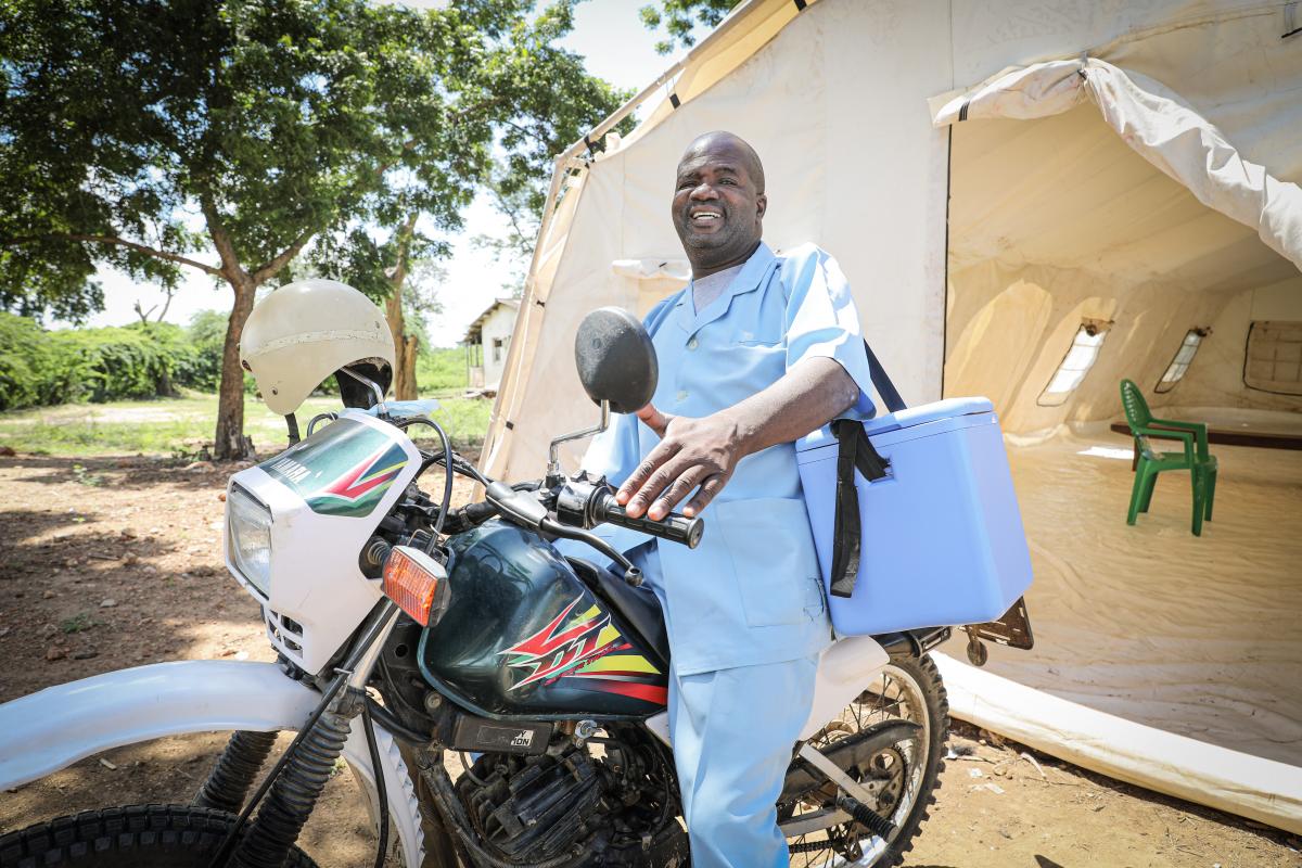 Blan Makawi, a senior health surveillance assistant based at Karemba Community Hospital in Nsanje, Malawi, was instrumental in the largest of the settlements, Bangura camp