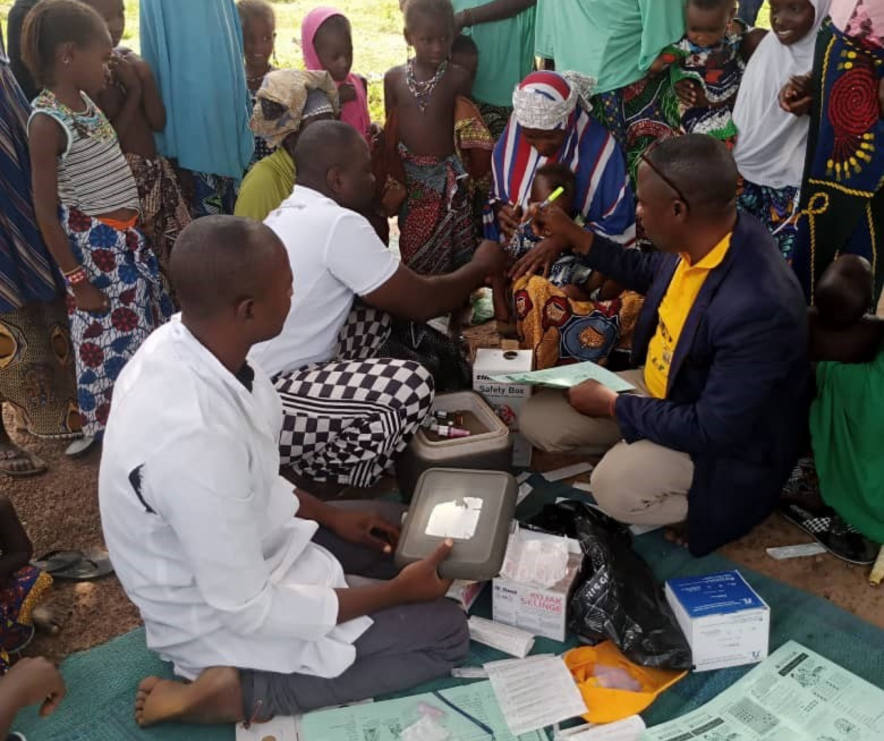 Vaccinators at Ruggar Budo 