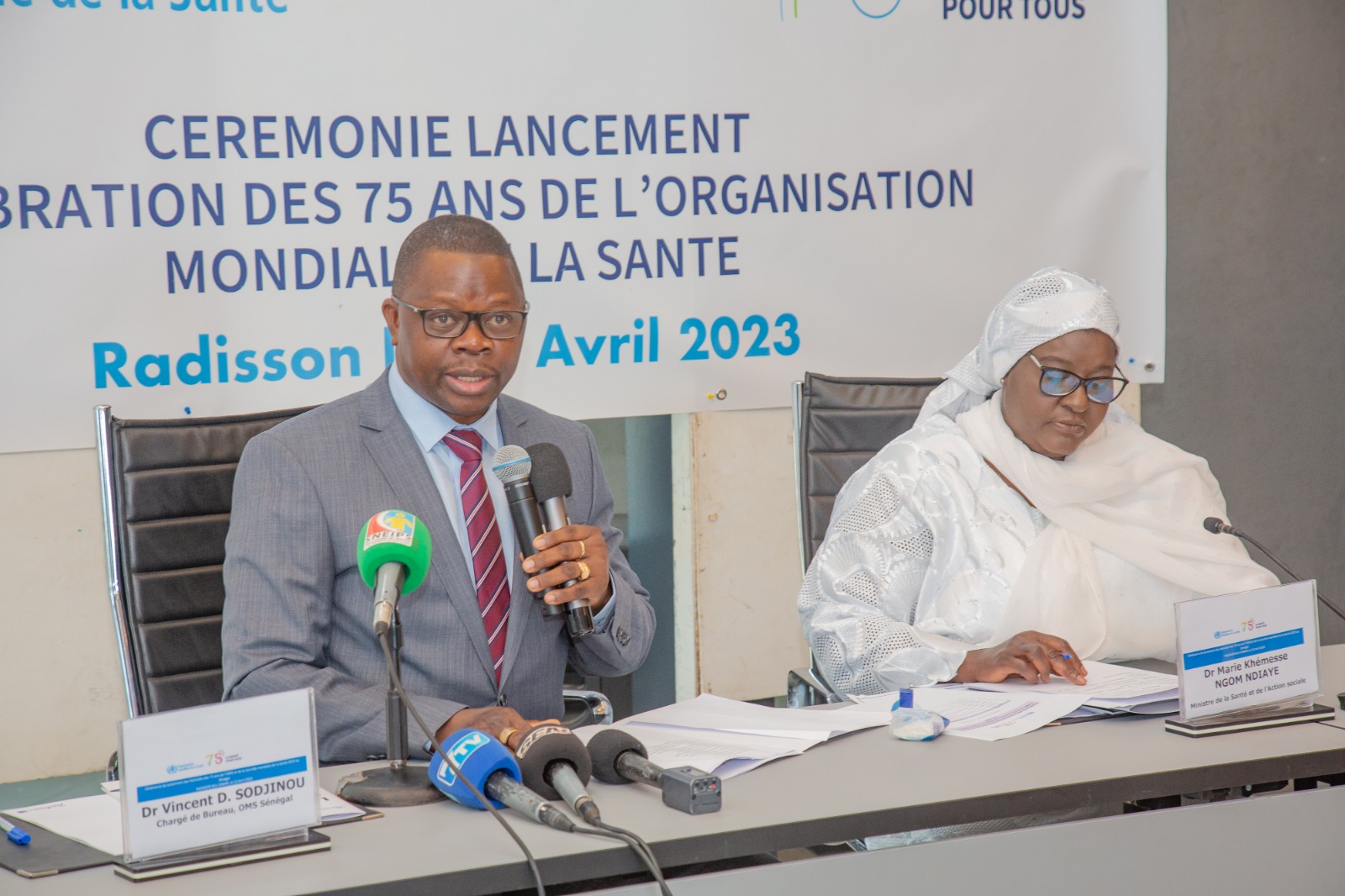 L’OMS Sénégal lance les festivités de la célébration de l’anniversaire des 75 ans de l’OMS 