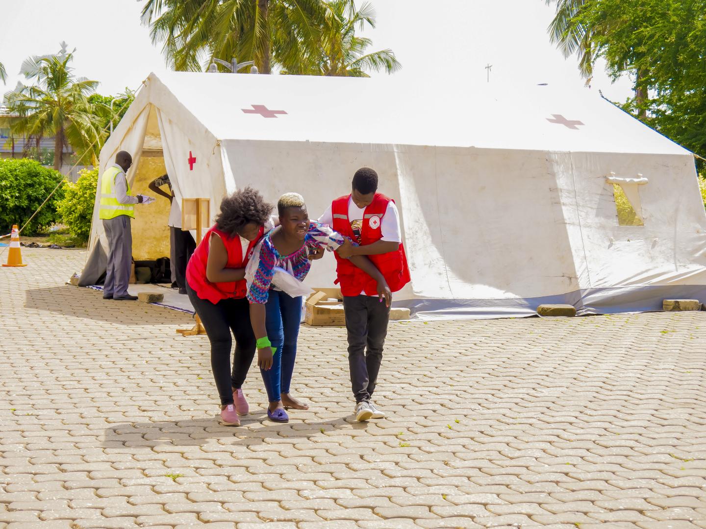 Exercice de simulation sur la gestion de l'afflux massif des grands brûlés au Bénin