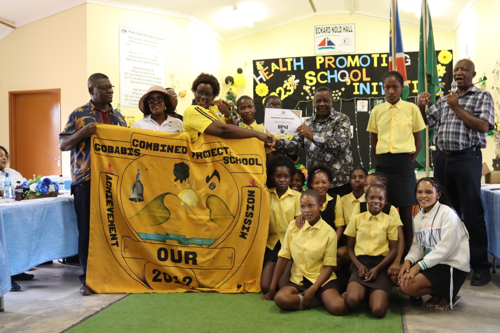 The Gobabis Combined Project School focuses on the most vulnerable children in Omaheke region.  They were graded Platinum for their Health Promoting School Initiative