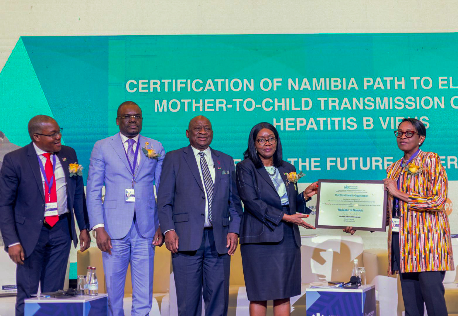 Namibia reaches key milestone in eliminating mother-to-child transmission of HIV and hepatitis B  