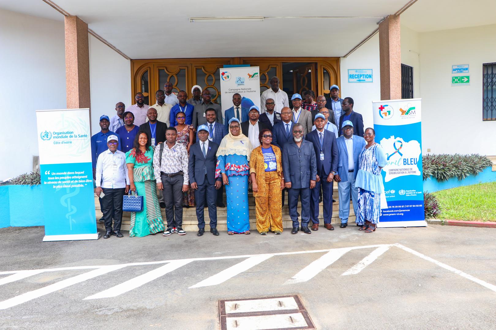 Photo de famille avec le Programme national de santé mentale (PNSM)