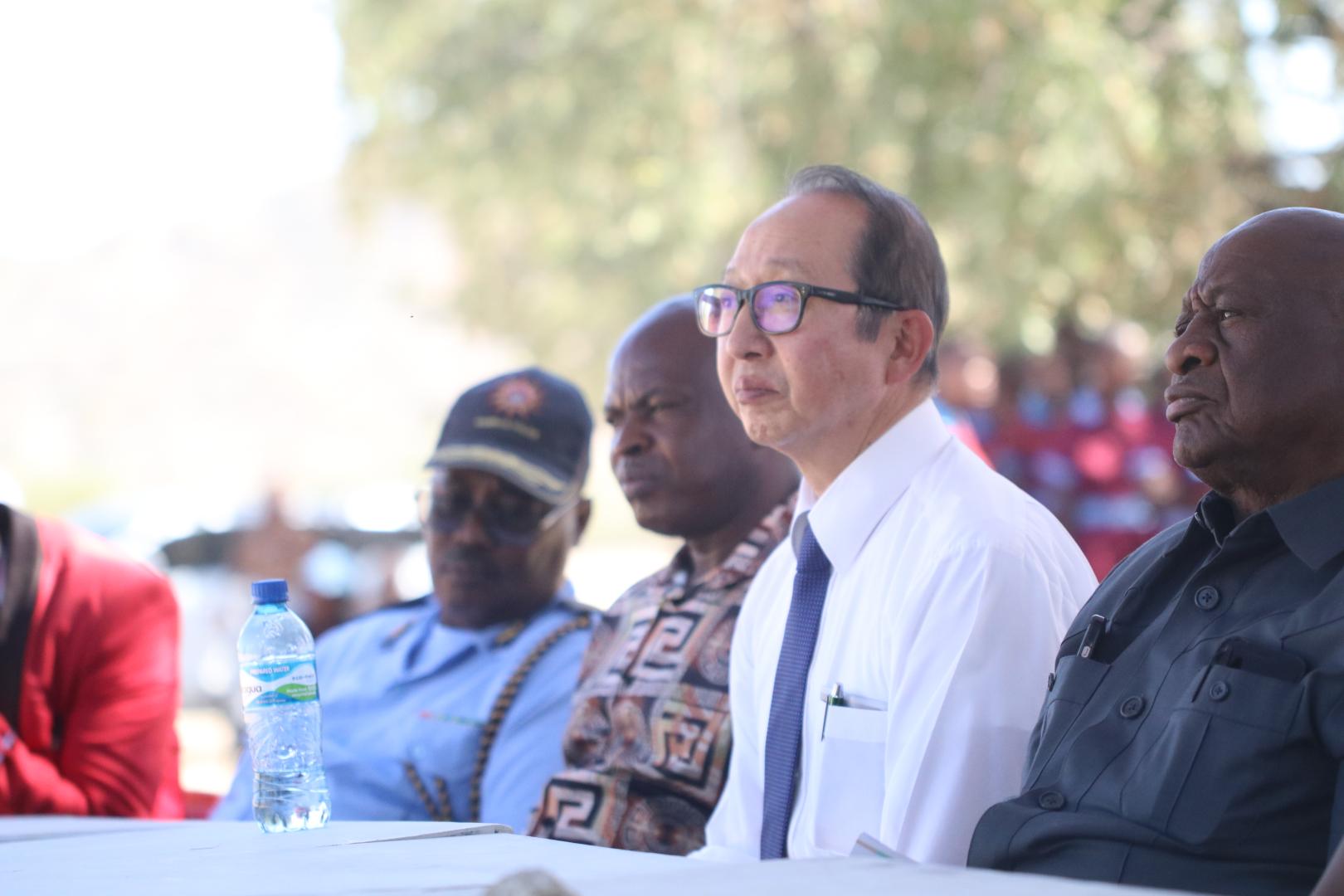 HE Hisao Nishimaki, Ambassador of Japan in Namibia, and Hon Dr Kalumbi Shangula, Minister of Health and Social Services