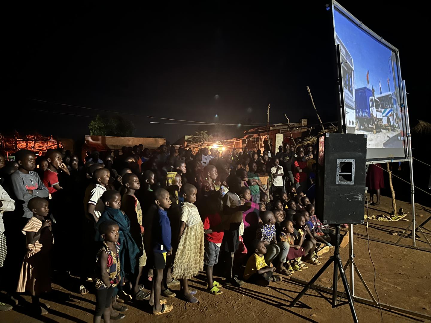 Creating public awareness in market places through cinemas