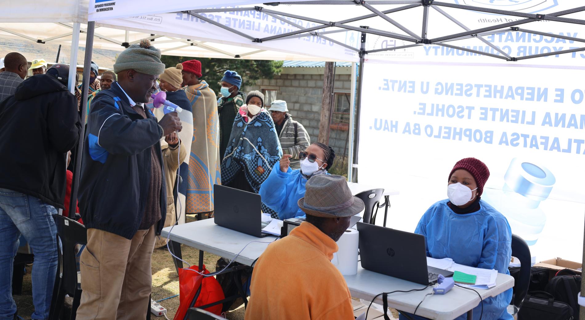 Launch of Integrated Health Services in Thaba Tseka District