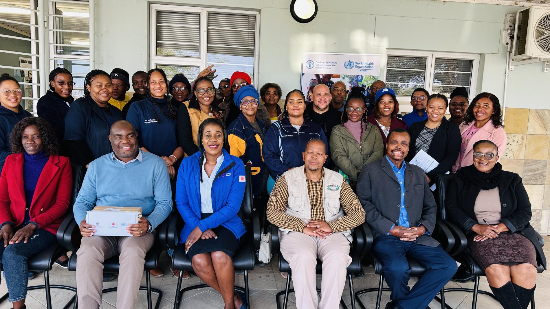 With support from the Government of Japan, WHO donates cervical cancer equipment to the Omaheke Health Directorate 