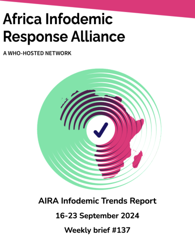 AIRA Infodemic Trends Report 16-23 September 2024