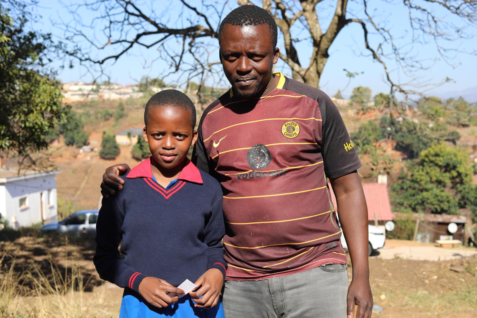 Mpendulo Lukhele and his daughter Nosimilo Lukhele