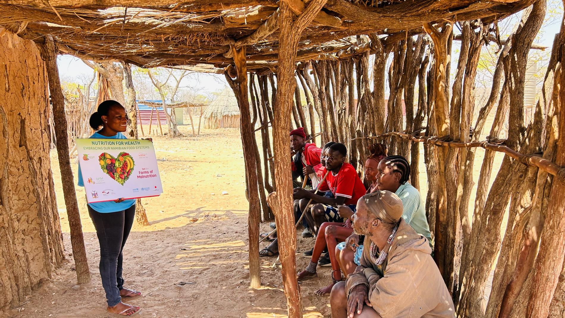 Anamary Tjituri, a community health worker in Otjerunda, Opuwo Health District 