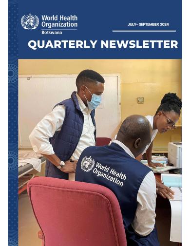 WHO Botswana Third Quarter Newsletter 2024