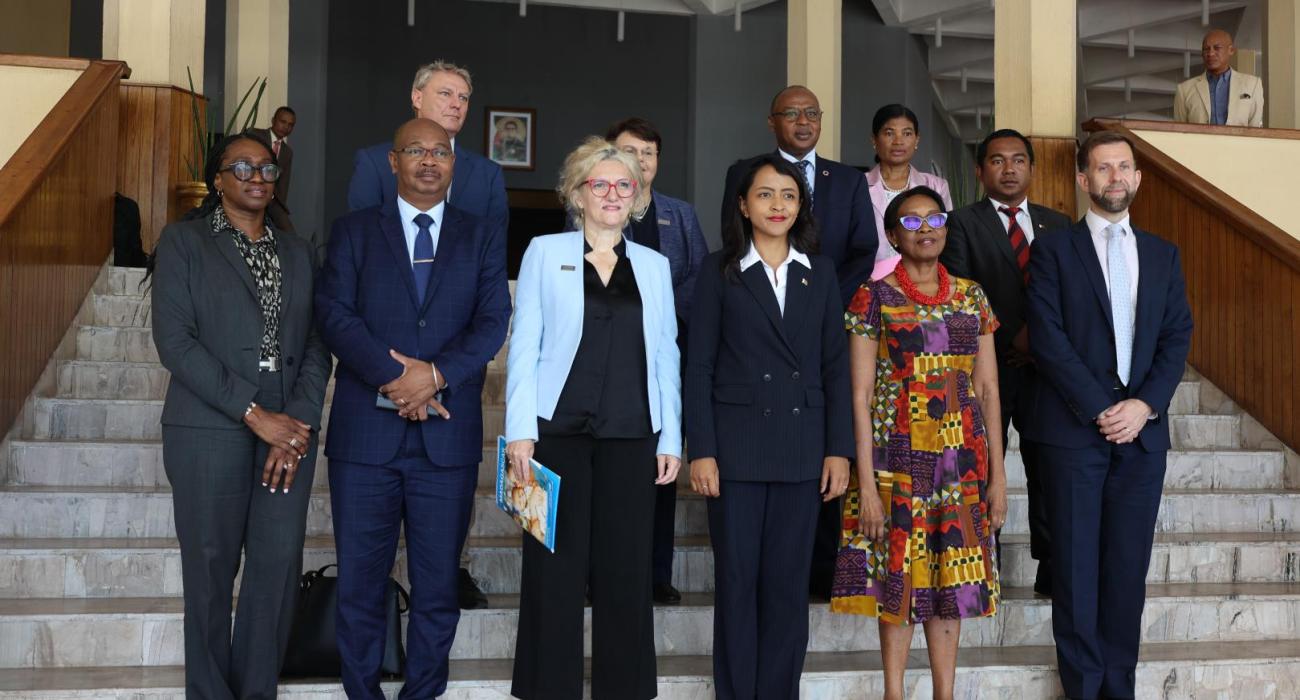 GPEI Delegation meeting at the Minister of Foreign Affairs of Madagascar.