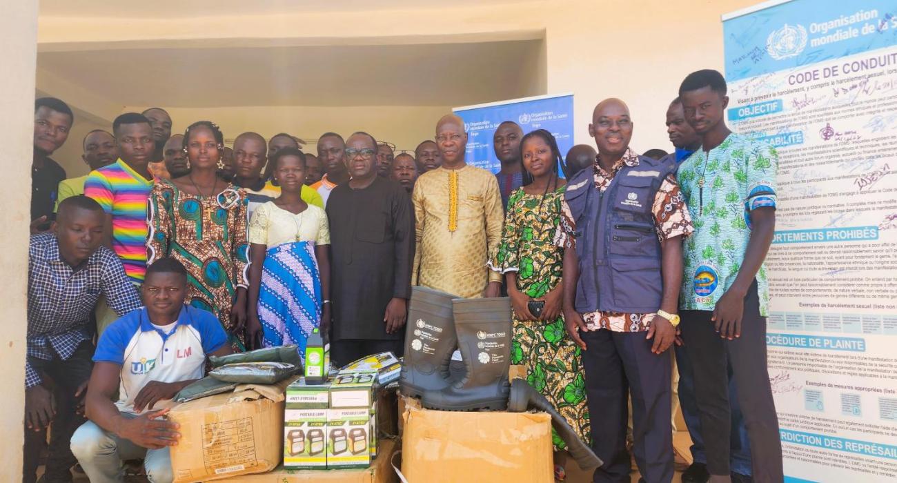 Don d’équipements et formation de volontaires en soutien aux urgences au Togo