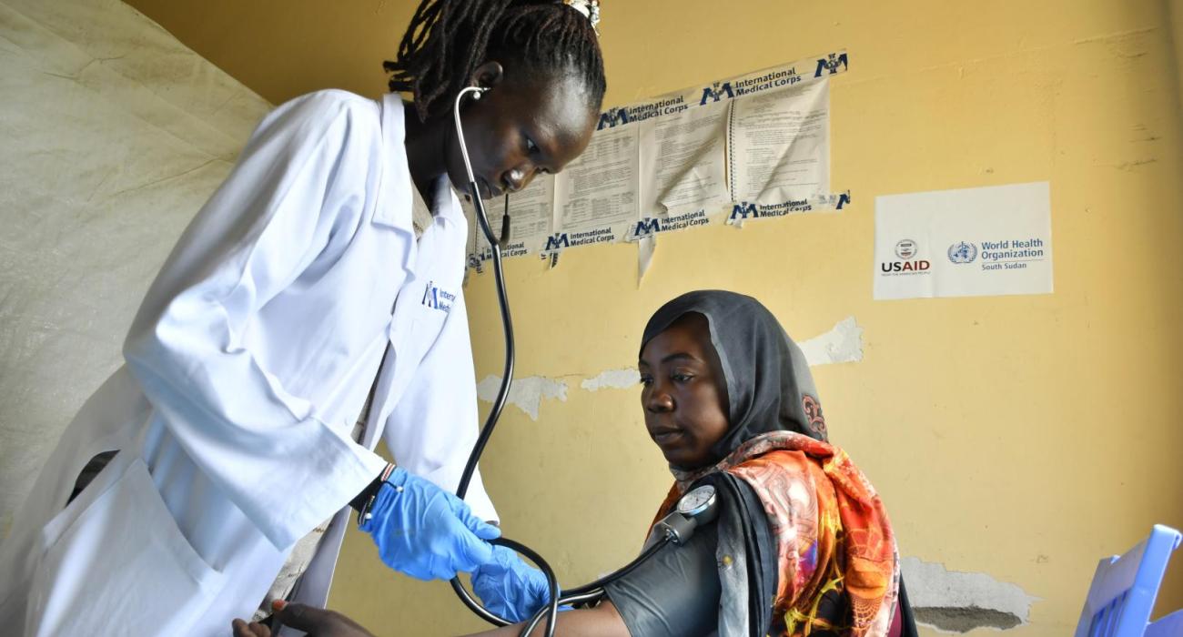 Ensuring primary health services for displaced people 