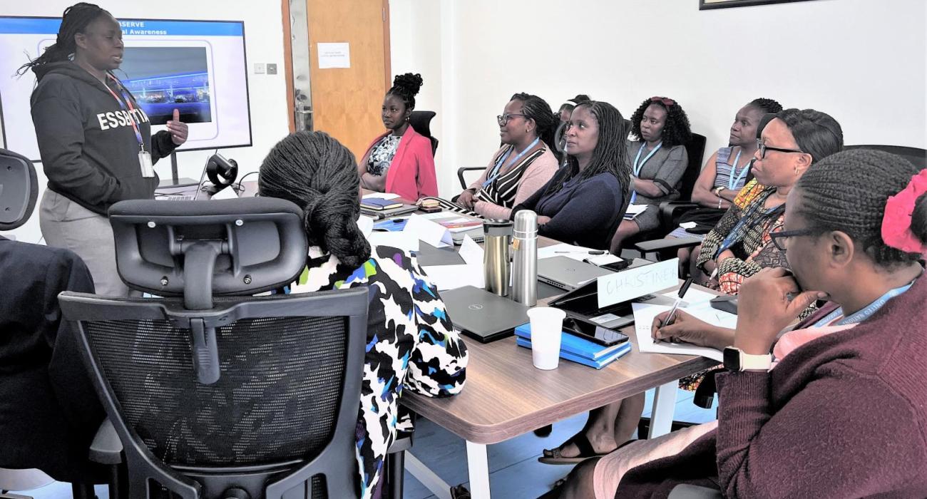 Female staff security training