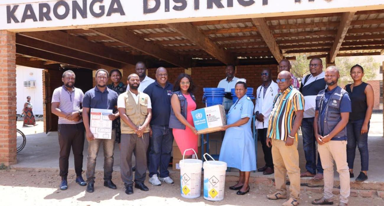 Donation of various Cholera supplies at Karonga District Hospital