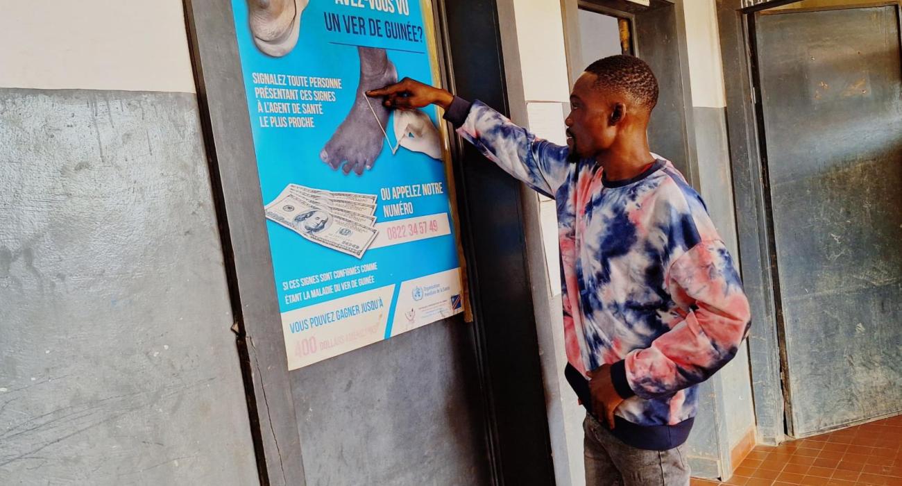 Communities organize surveillance against Guinea-worm disease in the DRC