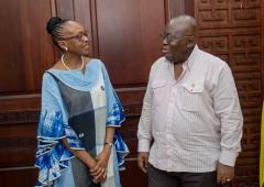 Dr Moeti Visits Ghana, April 2018